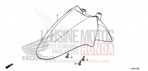FRONT FENDER SH300AG de 2016